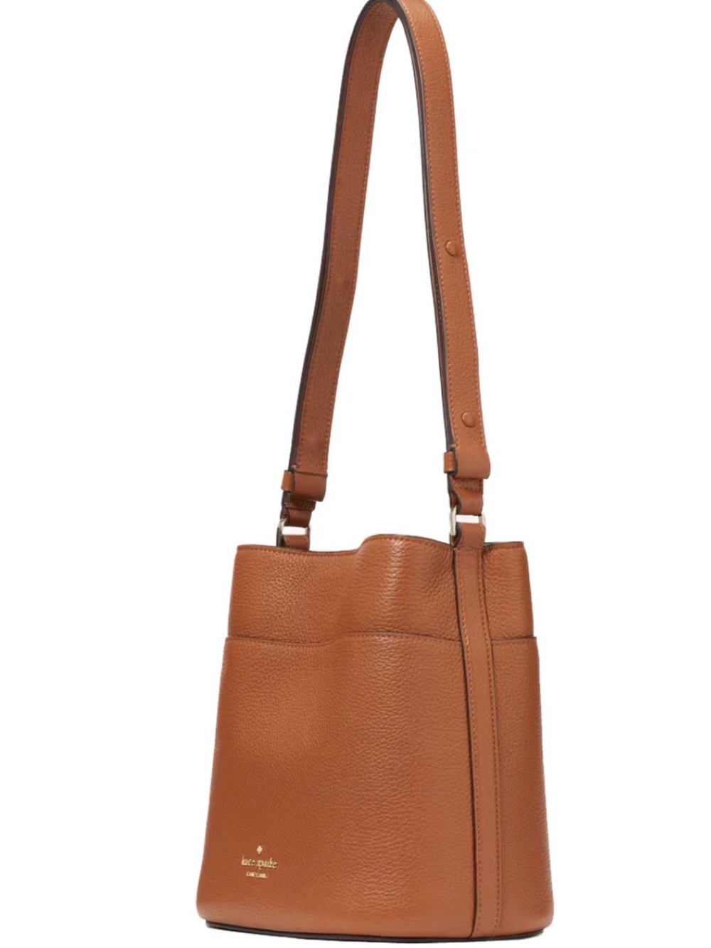 KATE SPADE Leila Small Bucket Bag in Warm Gingerbread KE489 - Picture 3 of 6